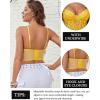 imageAvidlove Lace Bralette for Women V Neck Bustier Corset Tops with Underwired Racerback Adjustable Strap Crop TopCeramic Green