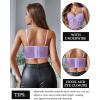 imageAvidlove Lace Bralette for Women V Neck Bustier Corset Tops with Underwired Racerback Adjustable Strap Crop TopLilac