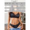 imageAvidlove Lingerie Sets for Women Sexy Underwire Bra and Pany Set Floral Lace 2 Pieces Underwear Satin Lingerie OutfitBlack