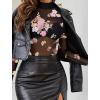 imageAvidlove Mesh Top for Women Long Sleeve See Through Shirt Mock Neck Sheer Blouse XSXXLBf298