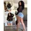 imageAvidlove Mesh Top for Women Long Sleeve See Through Shirt Mock Neck Sheer Blouse XSXXLPat3