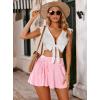 imageAvidlove Mini Skirt for Women Pleated Drawstring High Waist Skater Skirt Sexy Lingerie Skirts SXXLPink