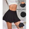 imageAvidlove Mini Skirt for Women Sexy Pleated Skirts High Waist Skater Skirt Ruffle Lingerie SkirtsBlack