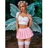 imageAvidlove Pleated Skirts for Women Y2k Mini Skirt Casual Short Skirts Micro Skirt XS4XLA Pink