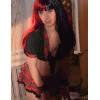 imageAvidlove Sexy Plus Size Lingerie Set for Women Sexy School Girl Halloween Costumes Cosplay Lingerie with Mini SkirtAblack