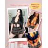 imageAvidlove Sexy Plus Size Lingerie Set for Women Sexy School Girl Halloween Costumes Cosplay Lingerie with Mini SkirtGrey