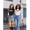 imageAvidlove Women Long Sleeve Thong Bodysuit Turtle Neck Shapewear Sexy Mesh Top Double Lined Cutout Shirt XS2XLB White