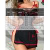 imageAvidlove Women Nurse Lingerie Babydoll Dress with GString Sexy Role Play Costume Side Slit NightyBlack