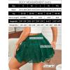 imageAvidlove Womens Pleated Mini Skirt Y2k Sexy Lace Ruffles Lingerie Short SkirtsGreen