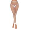 imageAvidlove Fishnet Stockings Footless High Waist Fishnets Tights Pantyhose for WomenWhitew3