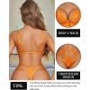 imageAvidlove Women Lingeries Deep V Teddy Lingerie Sexy Lace Bodysuit Cut Out One Piece Mini BabydollOrange