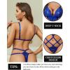 imageAvidlove Women Lingeries Deep V Teddy Lingerie Sexy Lace Bodysuit Cut Out One Piece Mini BabydollRoyal Blue