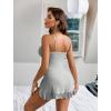 imageAvidlove Lingerie for Women Sexy Nightgown Modal Nightwear Side Slit Babydoll Chemise Spaghetti Strap nightiesGrey