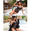 imageAvidlove Women Lingerie Floral Lace Harness Bodysuit One Piece Teddy Babydoll Nightgown