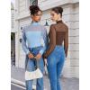 imageAvidlove Long Sleeve Body Suits Womens Mesh Turtleneck Bodysuit Thong Dressy Going Out Bodysuits Top Fall OutfitsLight Blue