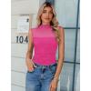 imageAvidlove Womens Mock Neck Mesh Bodysuit Ruched Tank Body Suits Top Sheer One Piece Going Out Tops Classy OutfitsPink