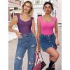 imageAvidlove Body Suits for Womens Sexy Bodysuit Tank Top Thong Body Suit Seamless Double Lined Going Out TopsDeep Purple