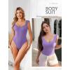 imageAvidlove Body Suits for Womens Sexy Bodysuit Tank Top Thong Body Suit Seamless Double Lined Going Out TopsLilac