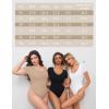 imageAvidlove Short Sleeve Bodysuit for Women Lace V Neck Body Suits Double Lined Bodysuits Sexy Going Out TopKhaki
