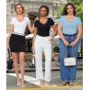 imageAvidlove Short Sleeve Bodysuit for Women Lace V Neck Body Suits Double Lined Bodysuits Sexy Going Out TopLight Blue