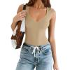 imageAvidlove Body Suits for Womens Sexy Bodysuit Tank Top Thong Body Suit Seamless Double Lined Going Out TopsNude
