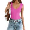 imageAvidlove Body Suits for Womens Sexy Bodysuit Tank Top Thong Body Suit Seamless Double Lined Going Out TopsPeach Pink