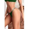 image:imageAvidlove Lace Thongs for Women with RhinestoneEmbellished Strap Cheeky Underwear Sexy Panties 13 PackGreen