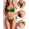 image:imageAvidlove Lace Thongs for Women with RhinestoneEmbellished Strap Cheeky Underwear Sexy Panties 13 PackGreen