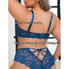 image:imageAvidlove Plus Size Lingerie Set for Women Lace Bra Panties Set 2 Piece LingerieRoyal Blue