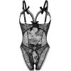 image:imageAvidlove Women One Piece Lingerie Sexy Lace Babydoll Mini BodysuitBlack Floral