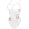 image:imageAvidlove Women One Piece Lingerie Sexy Lace Babydoll Mini BodysuitPeony Print