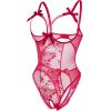 image:imageAvidlove Women One Piece Lingerie Sexy Lace Babydoll Mini BodysuitRose Red