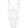 image:imageAvidlove Women One Piece Lingerie Sexy Lace Babydoll Mini BodysuitWhite
