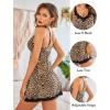 image:imageAvidlove Women Sexy Sleepwear Lace Chemise Nightgown Full Slip Babydoll Sleepwear1 Leopard