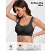 image:imageAvidlove Womens Comfy Pullover Wireless Bra Seamless Bralettes No Underwire T Shirt Wirefree Wide Straps Sleep Everyday BrasBlack