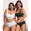 image:imageAvidlove Womens Comfy Pullover Wireless Bra Seamless Bralettes No Underwire T Shirt Wirefree Wide Straps Sleep Everyday BrasBlack