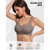 image:imageAvidlove Womens Comfy Pullover Wireless Bra Seamless Bralettes No Underwire T Shirt Wirefree Wide Straps Sleep Everyday BrasGrey