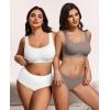 image:imageAvidlove Womens Comfy Pullover Wireless Bra Seamless Bralettes No Underwire T Shirt Wirefree Wide Straps Sleep Everyday BrasGrey