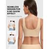 image:imageAvidlove Womens Comfy Pullover Wireless Bra Seamless Bralettes No Underwire T Shirt Wirefree Wide Straps Sleep Everyday BrasNude
