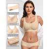 image:imageAvidlove Womens Comfy Pullover Wireless Bra Seamless Bralettes No Underwire T Shirt Wirefree Wide Straps Sleep Everyday BrasNude