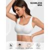 image:imageAvidlove Womens Comfy Pullover Wireless Bra Seamless Bralettes No Underwire T Shirt Wirefree Wide Straps Sleep Everyday BrasWhite
