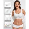 image:imageAvidlove Womens Comfy Pullover Wireless Bra Seamless Bralettes No Underwire T Shirt Wirefree Wide Straps Sleep Everyday BrasWhite