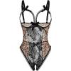 image:imageAvidlove Women One Piece Lingerie Sexy Lace Babydoll Mini BodysuitKhaki Leopard