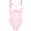 image:imageAvidlove Women One Piece Lingerie Sexy Lace Babydoll Mini BodysuitPink