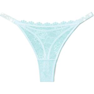 image:imageAvidlove Lace Thongs for Women with RhinestoneEmbellished Strap Cheeky Underwear Sexy Panties 13 PackSky Blue