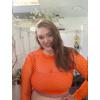 image:imageAvidlove Fishnet Top Women Mesh Long Sleeve Crop Top See Through Shirt Sheer Rave Top XSXXLOrange
