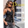image:imageAvidlove Halter Tops for Women Mesh Tank Top Sexy Camisoles Y2K Crop Top Going Out Tops Trendy Summer Tops OutfitsBlack Leopard