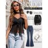 image:imageAvidlove Halter Tops for Women Mesh Tank Top Sexy Camisoles Y2K Crop Top Going Out Tops Trendy Summer Tops OutfitsDull Black