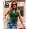 image:imageAvidlove Halter Tops for Women Mesh Tank Top Sexy Camisoles Y2K Crop Top Going Out Tops Trendy Summer Tops OutfitsGreen
