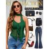 image:imageAvidlove Halter Tops for Women Mesh Tank Top Sexy Camisoles Y2K Crop Top Going Out Tops Trendy Summer Tops OutfitsGreen